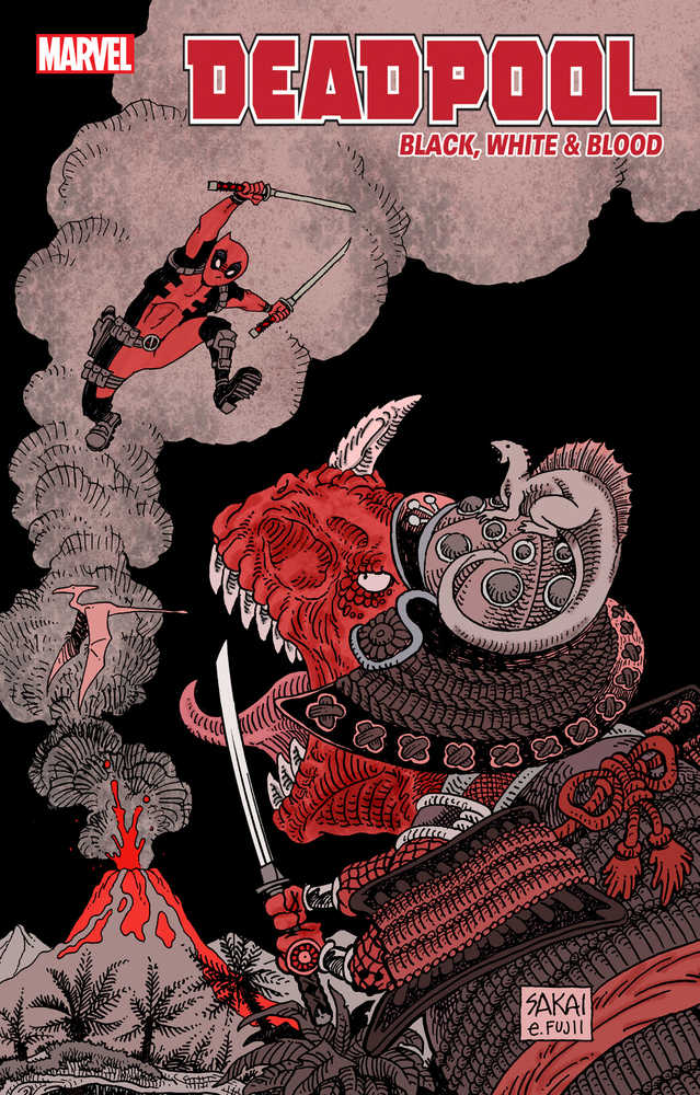 Deadpool Black White Blood #3 (Of 4) Sakai Variant