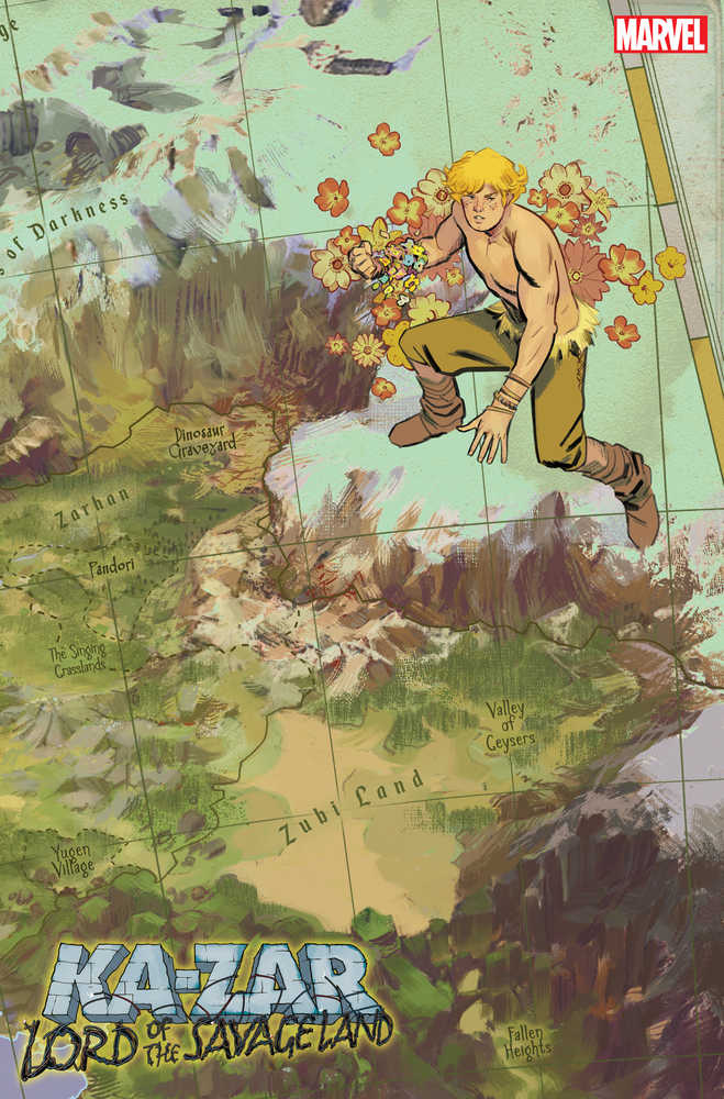 Ka-Zar Lord Savage Land #2 (Of 5) Garcia Map Variant