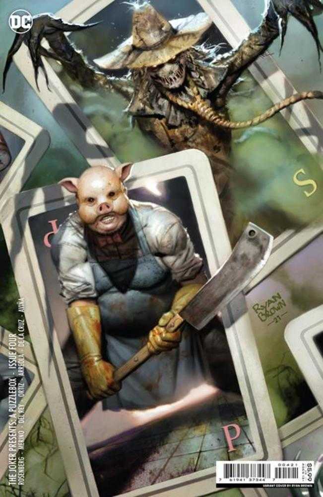 Joker Presents A Puzzlebox #4 (Of 7) Cover B Ryan Brown Card Stock Variant