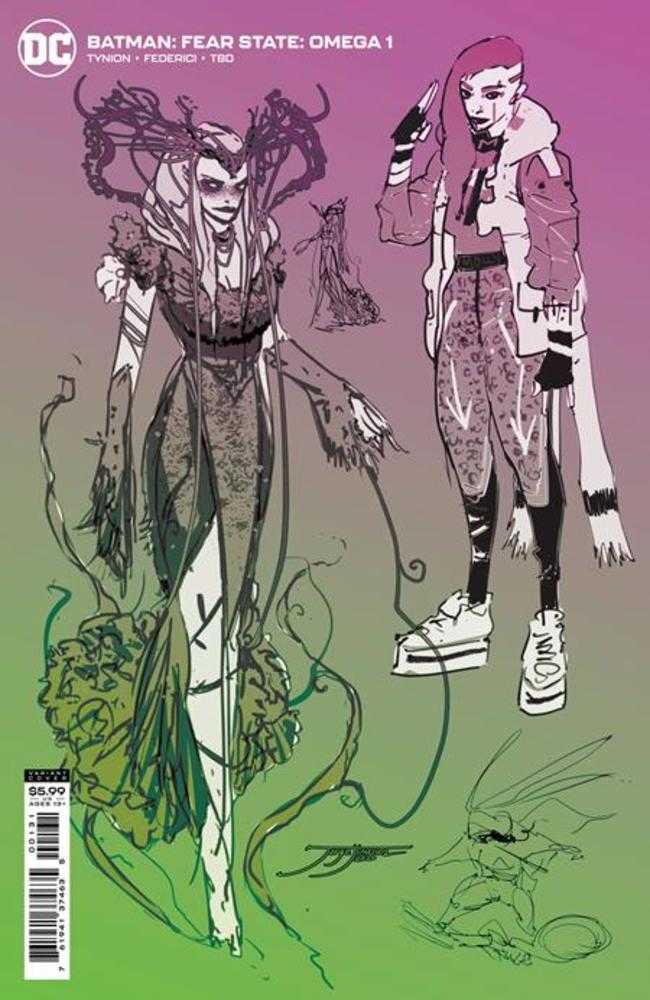Batman Fear State Omega #1 (One Shot) Cover C 1 in 25 Jorge Jimenez Card Stock Variant