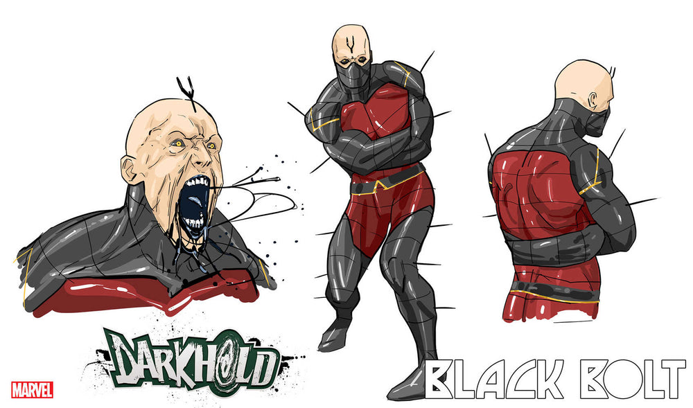 Darkhold Black Bolt #1 Tormey Design Variant