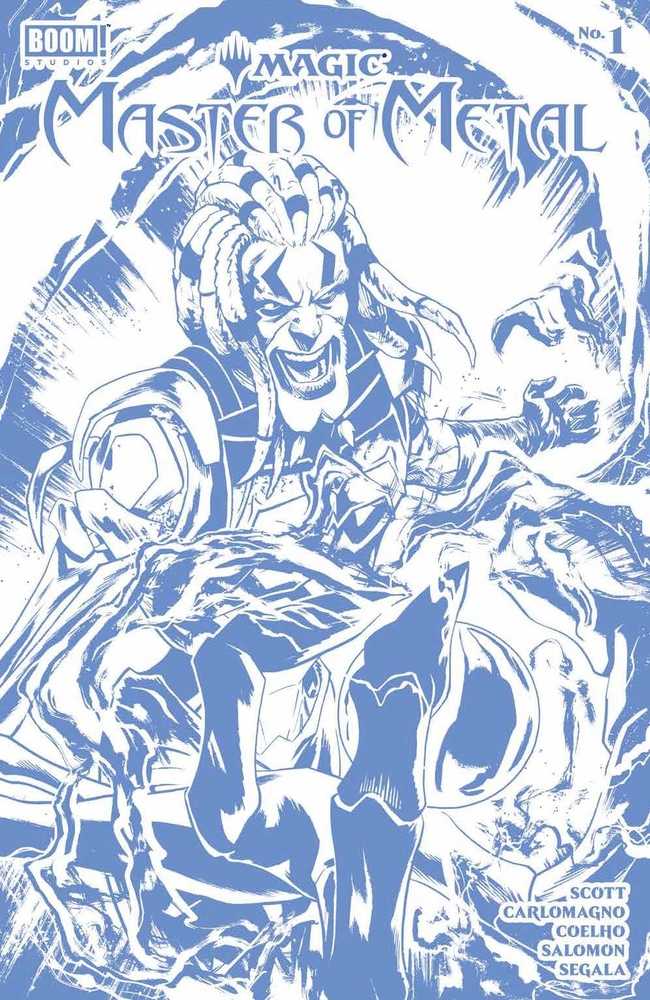 Magic Master Of Metal #1 Cover C Foil Variant Gorham
