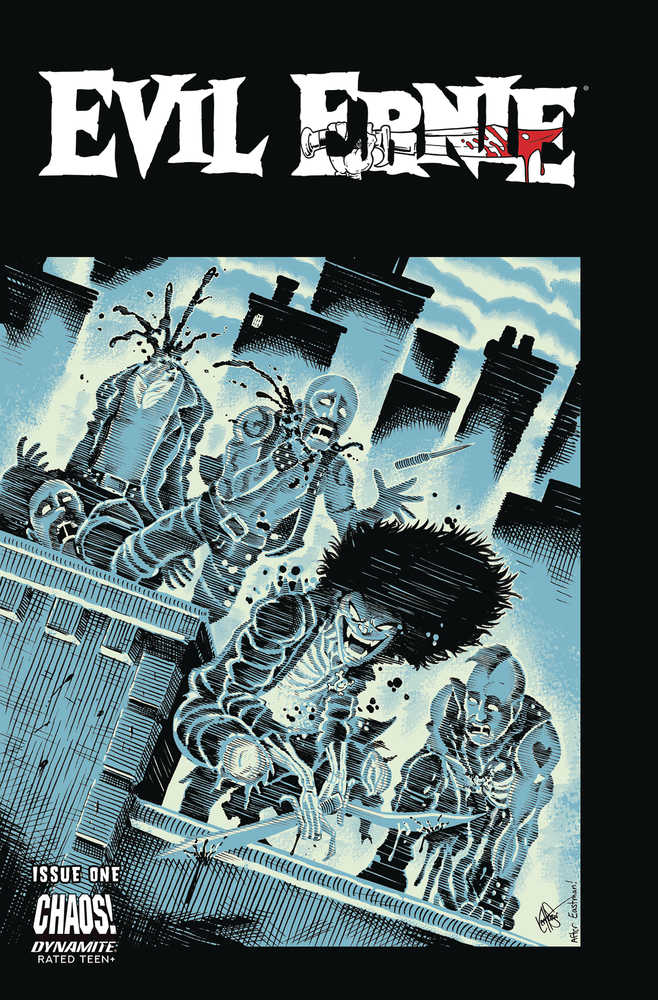 Evil Ernie #1 Cover J Foc Bonus Teenage Mutant Ninja Turtles Homage Haeser