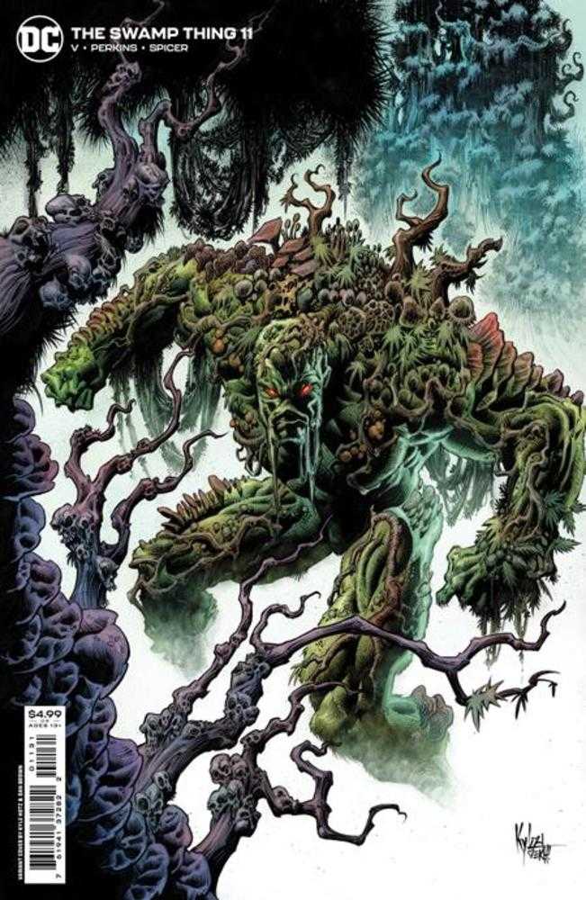 Swamp Thing #11 (Of 16) Cover C 1 in 25 Kyle Hotz Card Stock Variant