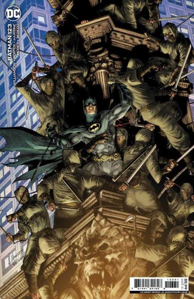 Batman #123 Cover C 1 in 25 Jay Anacleto Card Stock Variant (Shadow War)