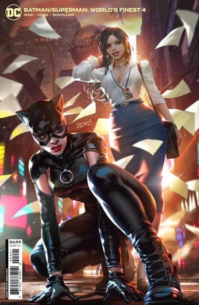 Batman Superman Worlds Finest #4 Cover B Derrick Chew Card Stock Variant