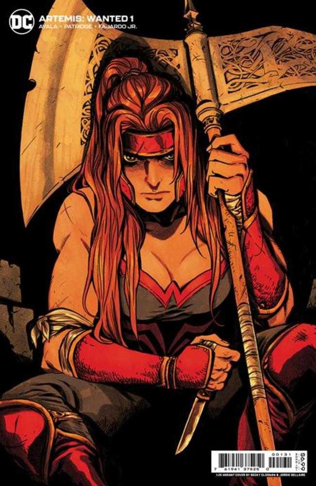 Artemis Wanted #1 (One Shot) Cover C 1 in 25 Becky Cloonan Card Stock Variant