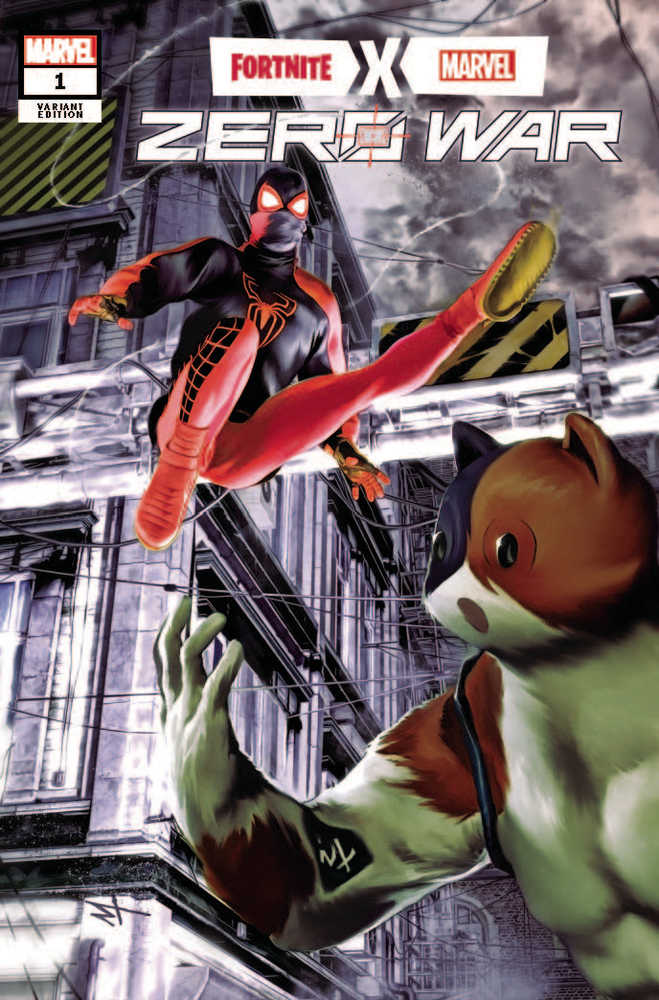 Fortnite X Marvel Zero War #1 Uk Turini Miles Morales Exclusive (N