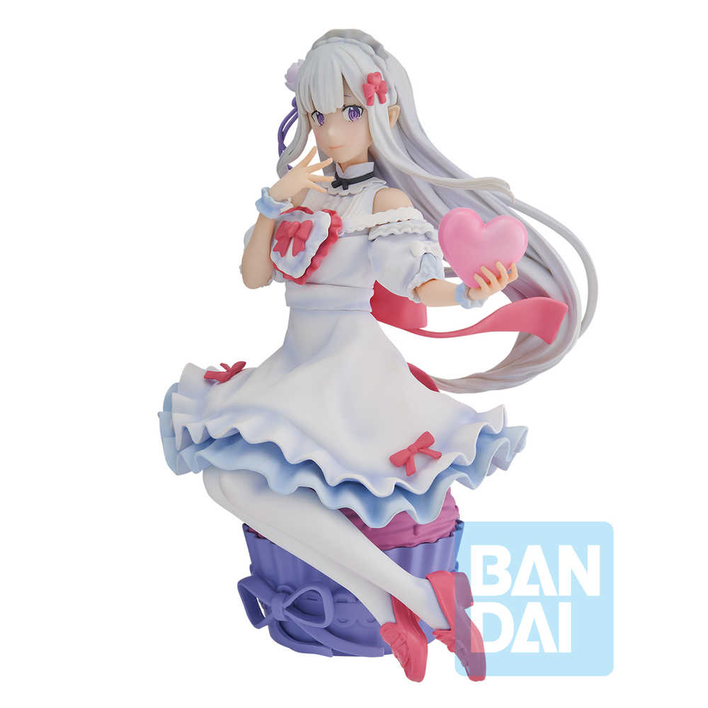 Re Zero Starting Life Sweet Happy Life Emilia Ichiban Figure (N