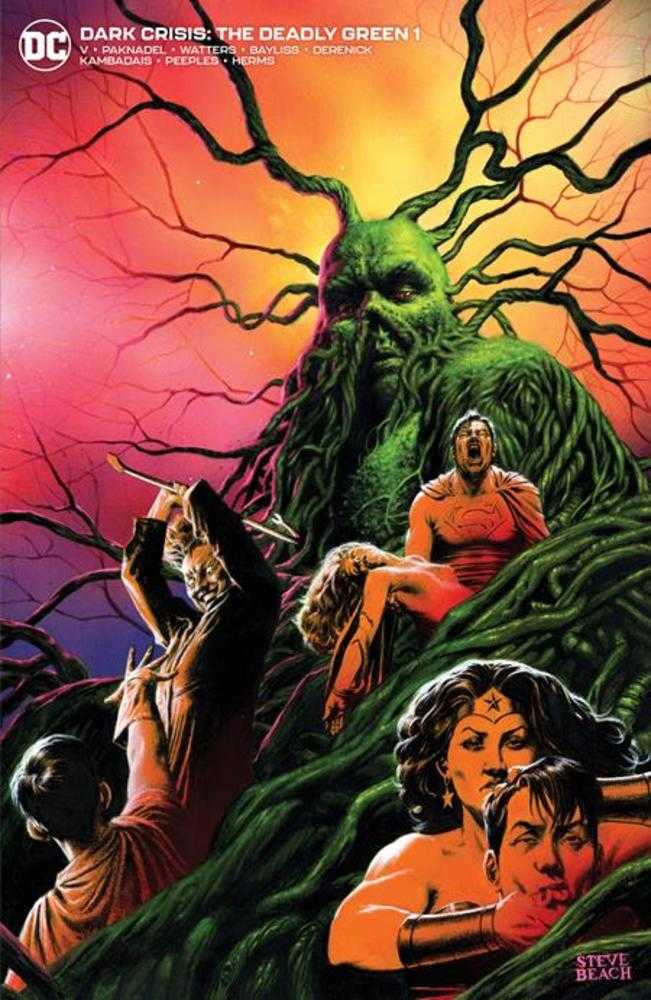Dark Crisis The Deadly Green #1 (One Shot) Cover C 1 in 25 Steve Beach Foil Variant