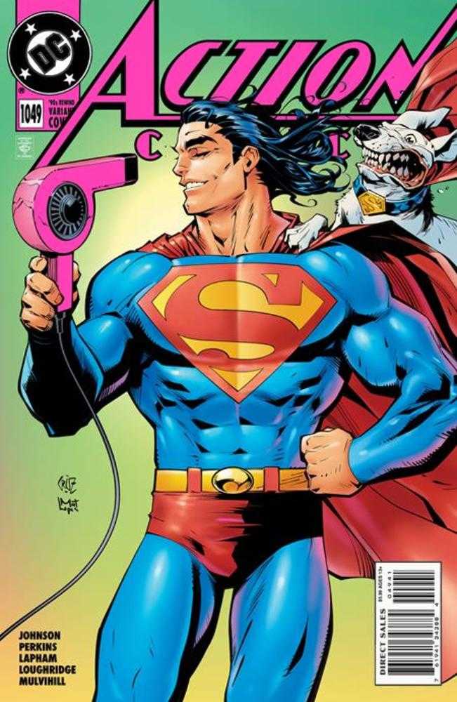 Action Comics #1049 Cover C Roger Cruz 90s Cover Month Card Stock Variant (Kal-El Returns)