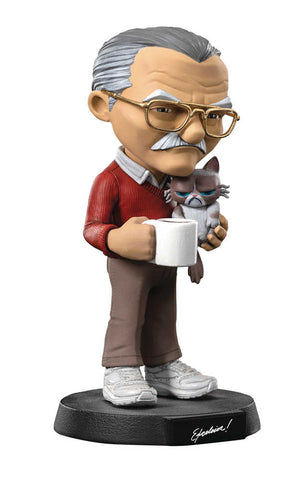 Minico Pow Stan Lee with Grumpy Cat PVC Statue