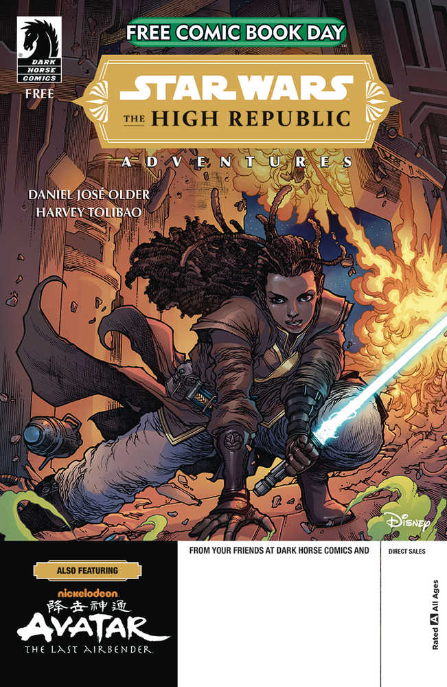 Free Comic Book Day 2023 Star Wars High Repub Advs & Avatar Last Airbender