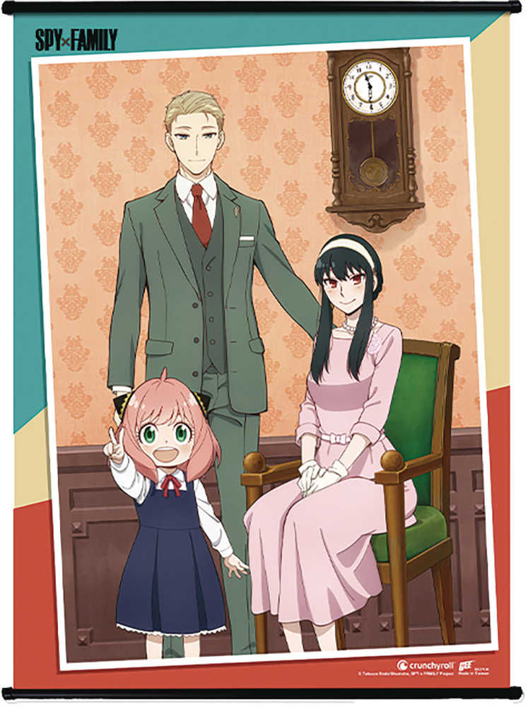 Spy x Family Photo Group Wall Scroll