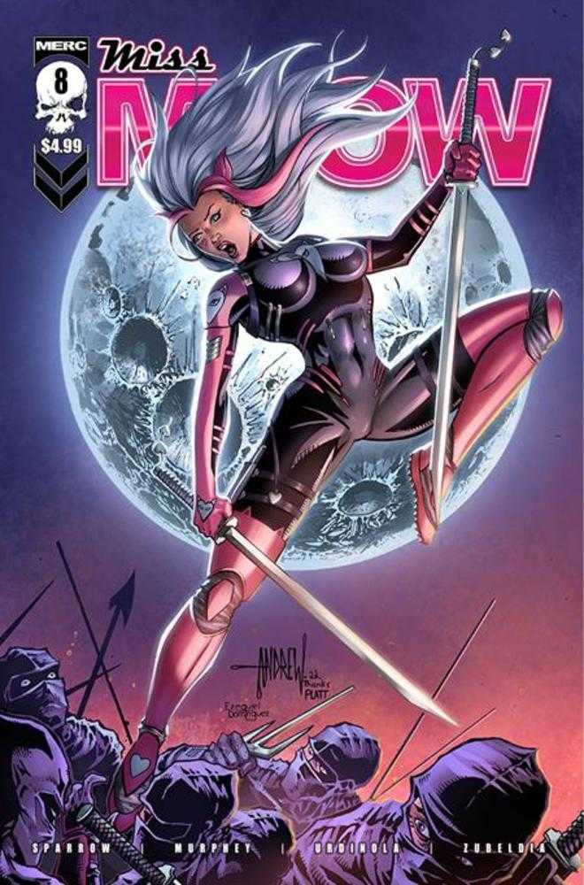 Miss Meow #8 (Of 8) Cover B Andrew Mangum Variant (Mature)