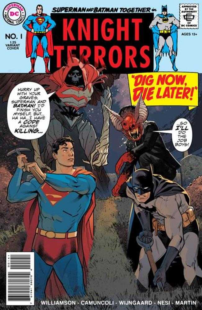 Knight Terrors #1 (Of 4) Cover E 1 in 25 Evan Doc Shaner Homage Card Stock Variant