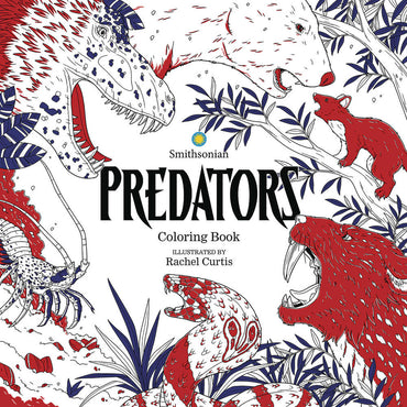 Predators Smithsonian Coloring Book Softcover