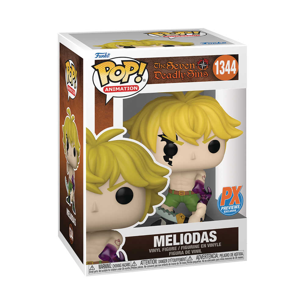 Pop Seven Deadly Sins Meliodas Demon Mode Ch Previews Exclusive Vinyl Figure