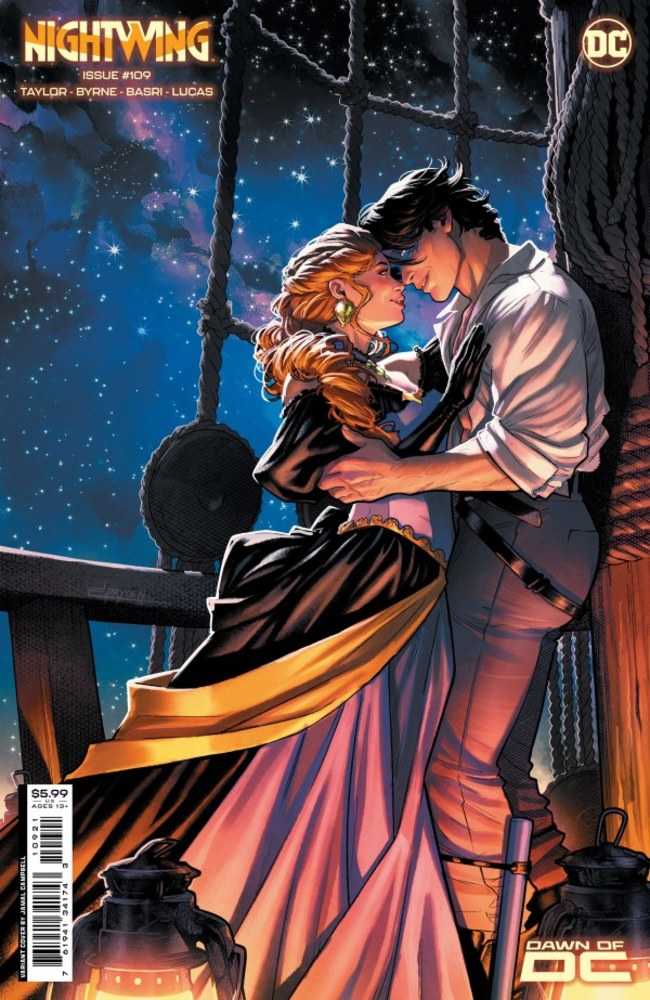 Nightwing #109 Cover B Jamal Campbell Card Stock Variant (Titans Beast World)