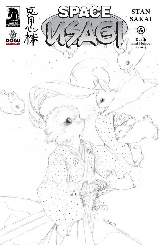 Local Comic Shop Day 2023 Space Usagi Death & Honor #1 Sketch Meyer Variant