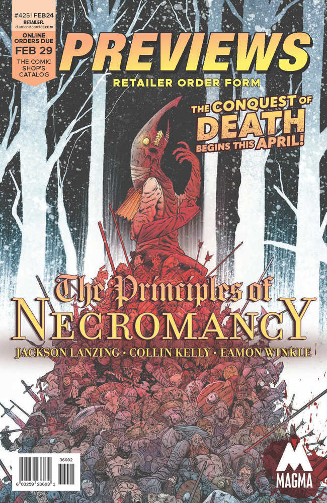 Previews #425 Feb 2024 Retailer Order Form Extras