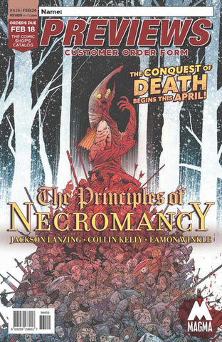Previews #425 February 2024 Customer Order Form Extras