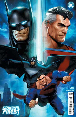 Batman Superman Worlds Finest #24 Cover B Dave Wilkins Card Stock Variant